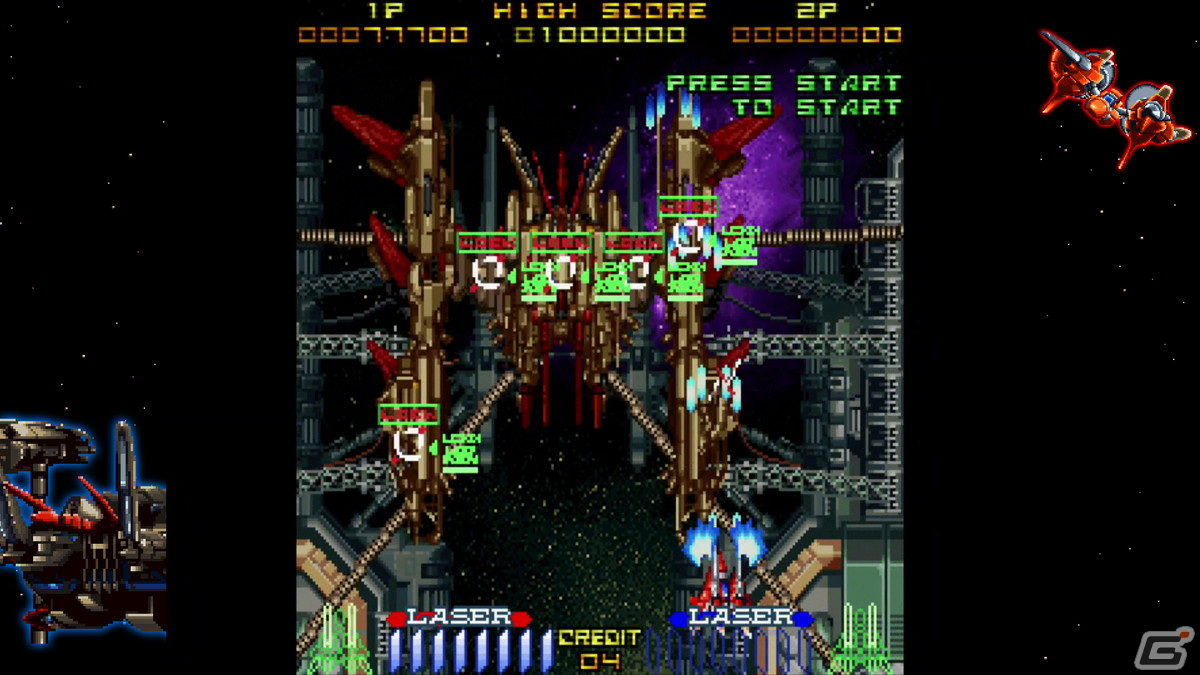 縦STG「レイヤーセクション ＆ ギャラクティックアタック Sトリビュート」がPS4/Xbox One/Switchで4月28日に配信！の画像5