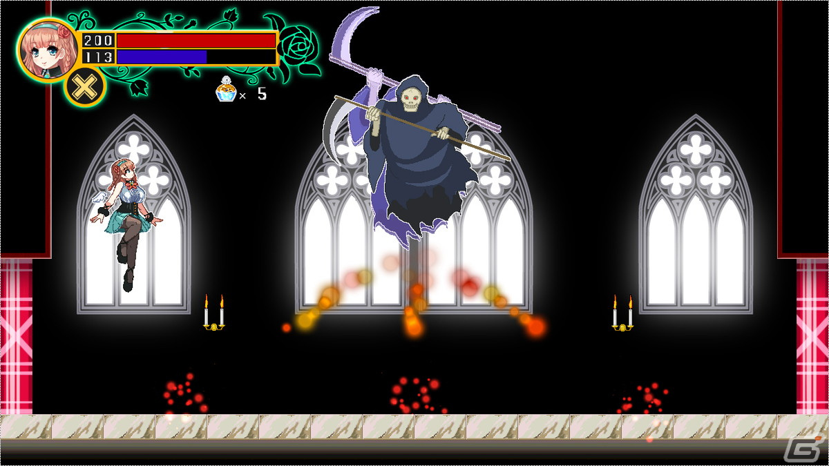 「ツクールシリーズ MessiahEnd Refrain」がSwitch向けに配信！ドットアートの可愛いキャラが織りなす探索アクションゲームの画像2