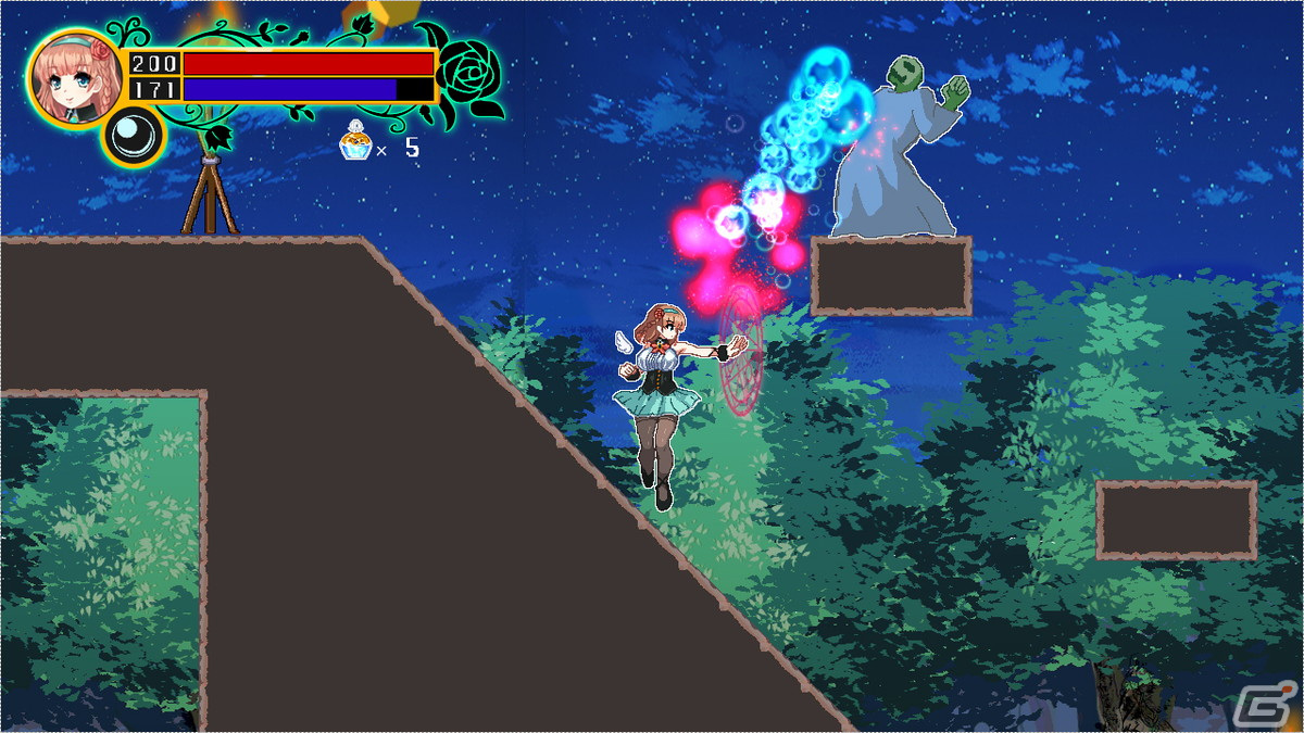 「ツクールシリーズ MessiahEnd Refrain」がSwitch向けに配信！ドットアートの可愛いキャラが織りなす探索アクションゲームの画像3