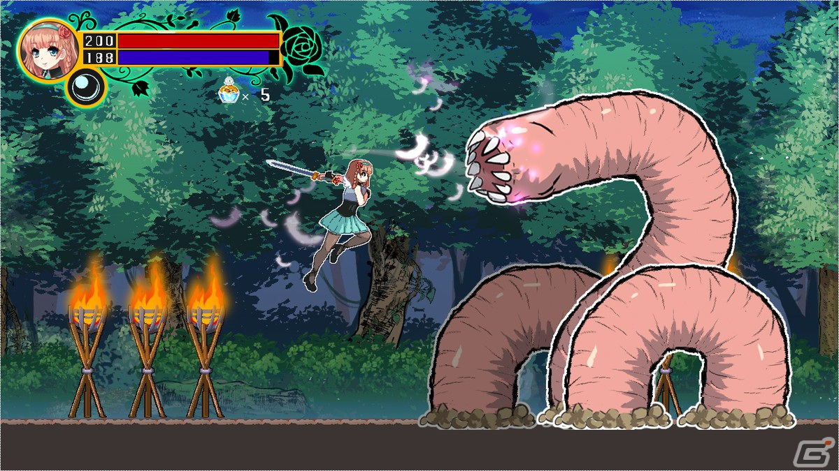 「ツクールシリーズ MessiahEnd Refrain」がSwitch向けに配信！ドットアートの可愛いキャラが織りなす探索アクションゲームの画像4