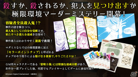 「ヨフカシプロジェクト」第3弾はシリーズ初のマーダーミステリー！集英社と共同開発の「キルタイム・キラーズ 絶泉館の殺人」が発売決定の画像3