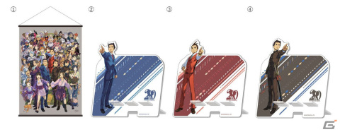 「逆転裁判」シリーズ20周年を記念した塗和也氏によるカプコンストア限定描き下ろしグッズ第二弾が登場！の画像2