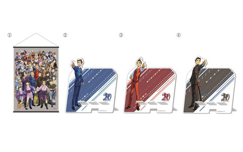 「逆転裁判」シリーズ20周年を記念した塗和也氏によるカプコンストア限定描き下ろしグッズ第二弾が登場！