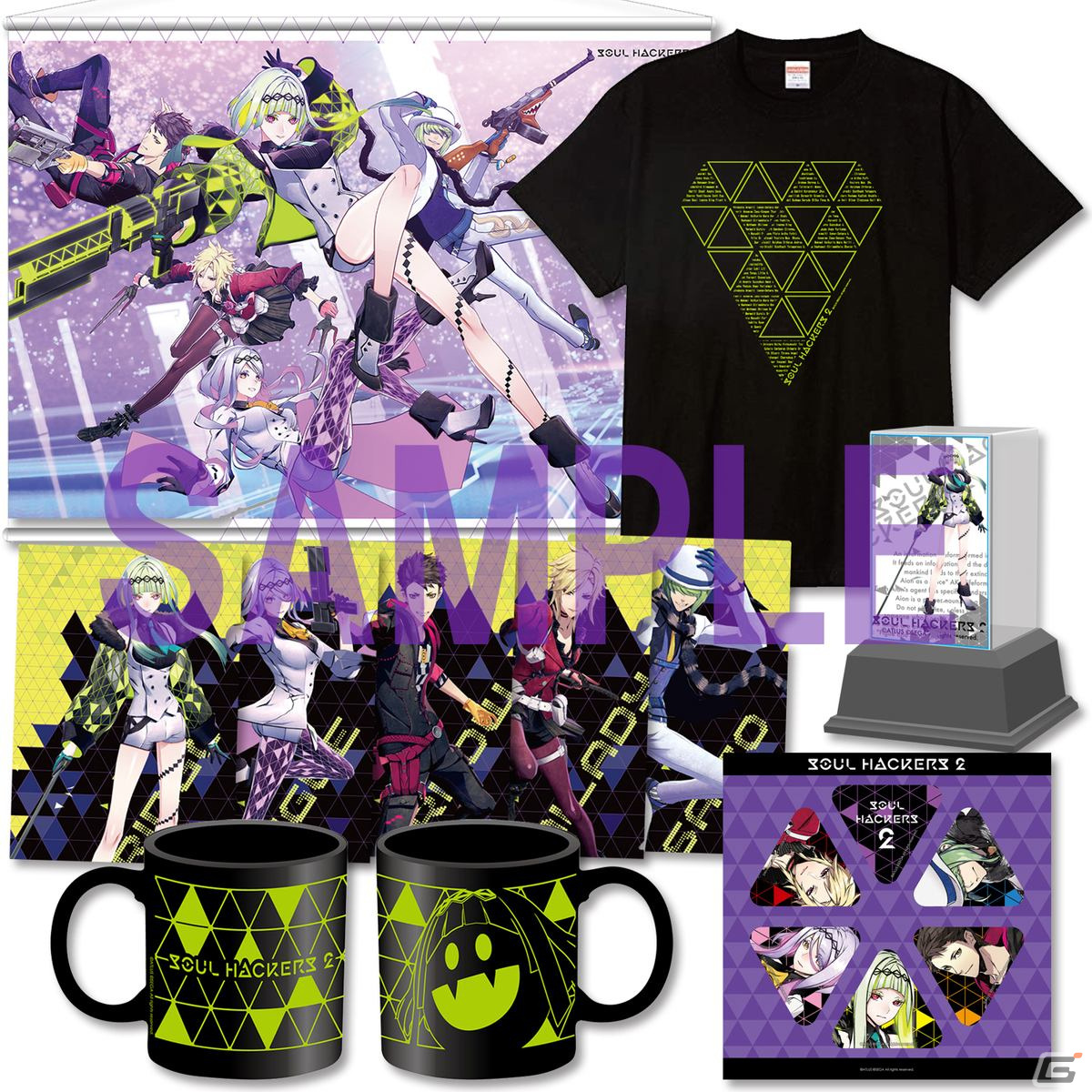 「ソウルハッカーズ2」の店舗別購入特典デザインが一挙公開！アクリルフィギュアやB2タペストリーなどがラインアップの画像5