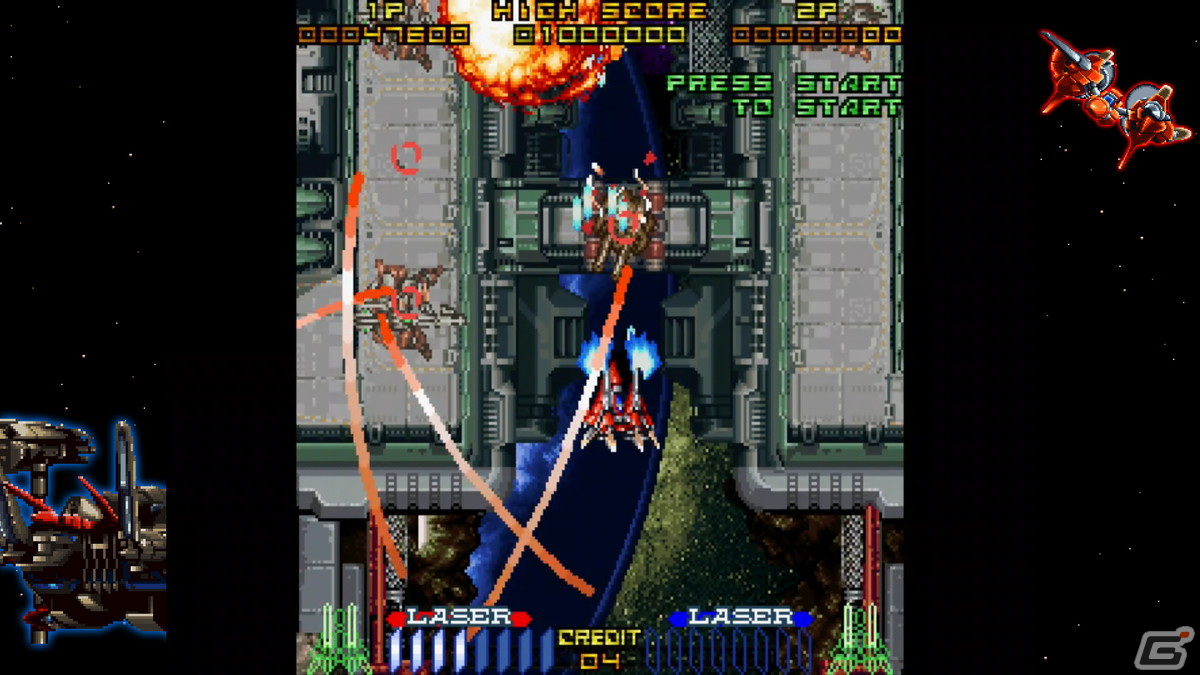 ロックオンレーザーが特徴の縦STG「レイヤーセクション ＆ ギャラクティックアタック Sトリビュート」が配信開始！の画像7