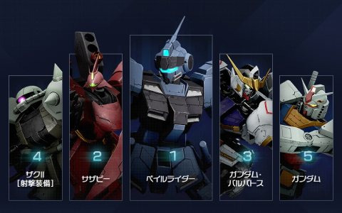 「GUNDAM EVOLUTION」ユニット総出撃時間ランキングなどPC版ネットワークテストのアンケートレポートが公開！