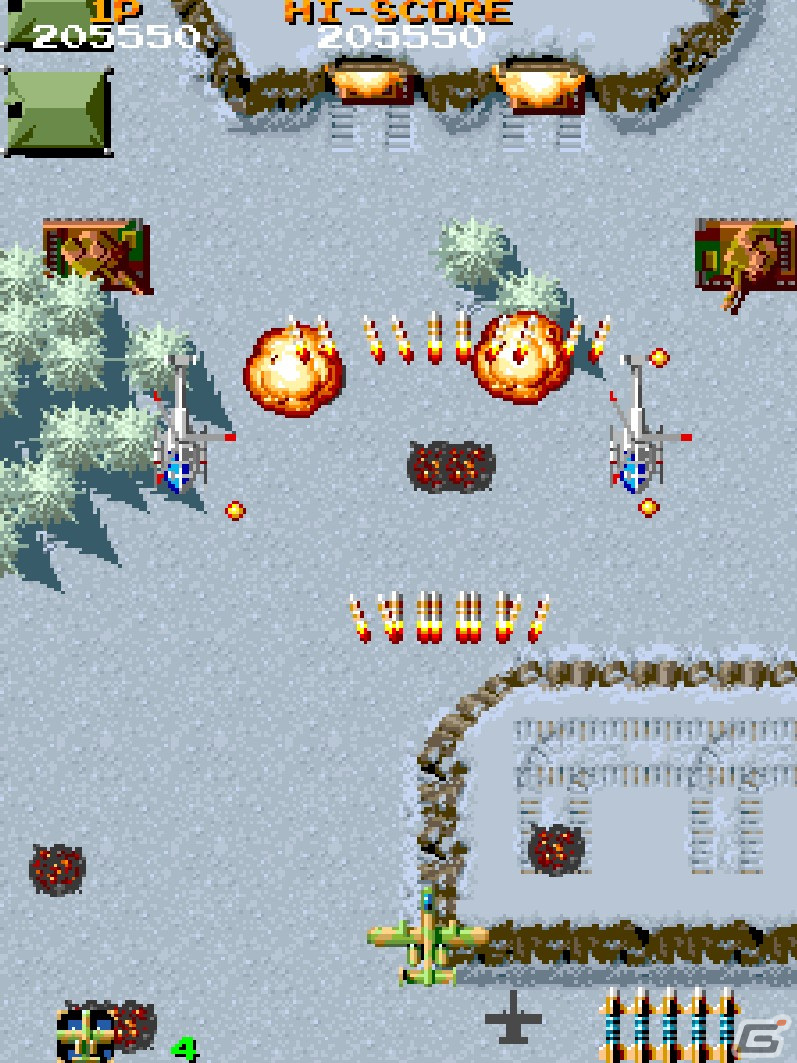 シューティングゲーム「アーケードアーカイブス ファイティングホーク」がPS4/Switch向けに5月6日配信！の画像4