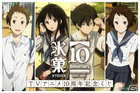 TVアニメ10周年を記念して「氷菓」のオンラインくじがくじ引き堂に登場！の画像1
