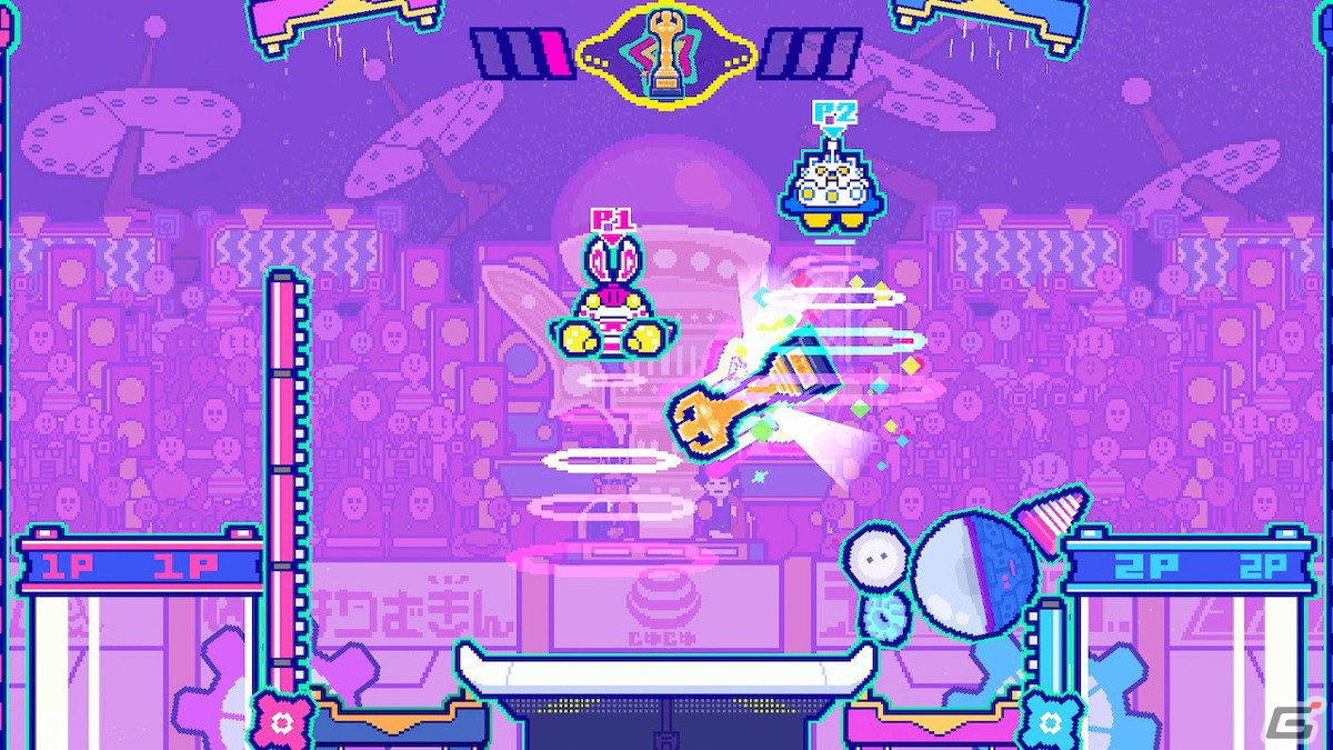 Switch/Steam「シューフォーズ」の配信日が7月14日に決定！壊して探して奪い合うUFO対戦アクションの画像3