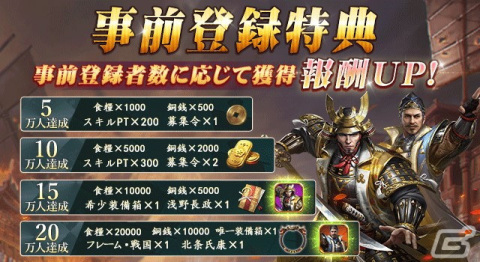 名将を集め覇者を目指す戦略シミュレーション「天下布武 戦国志」の事前登録がiOS/Android向けに開始！の画像5