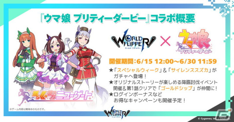 「ワールドフリッパー」にて「ウマ娘」「このすば」とのコラボが開催決定！最大150連の無料ガチャも実施にの画像17