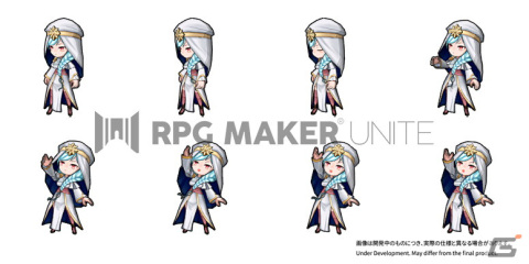 「RPG Maker Unite」進化したキャラクターアニメーションの仕様が公開！ユーザーがパターンを自由に設定可能の画像7