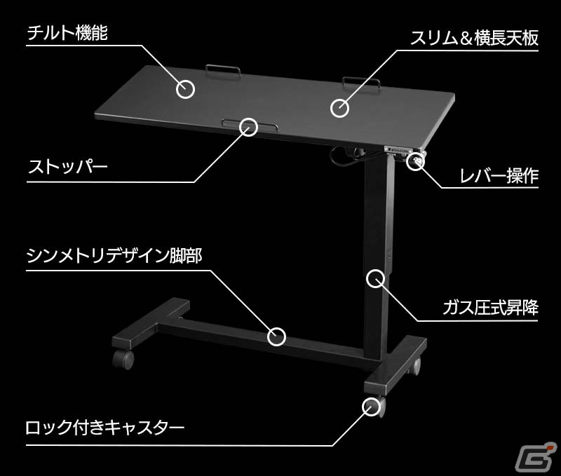 ベッドゲーマーのためのゲーミングテーブルがバウヒュッテより発売！ベッドに寝ころんだまま快適なプレイを実現の画像20