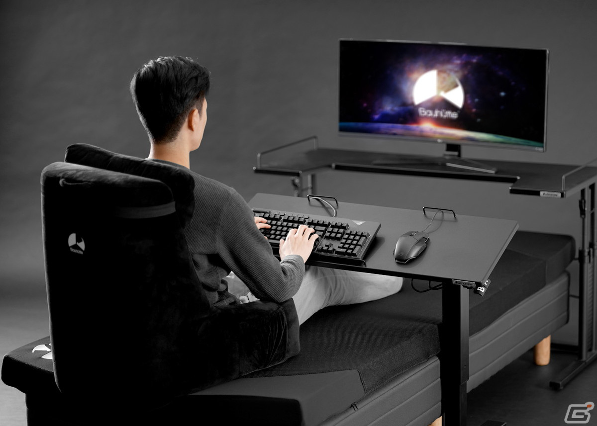 ベッドゲーマーのためのゲーミングテーブルがバウヒュッテより発売！ベッドに寝ころんだまま快適なプレイを実現の画像3