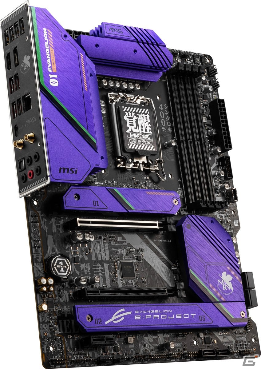 MSI×EVANGELION e:PROJECTコラボによるマザーボードやPCケースなど4パーツの予約販売が開始！の画像4