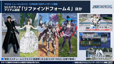 「PSO2 ニュージェネシス」6月の大型アップデート、「PSO2」10周年プロジェクトの続報など「NGS ヘッドライン」での最新情報を紹介！の画像15