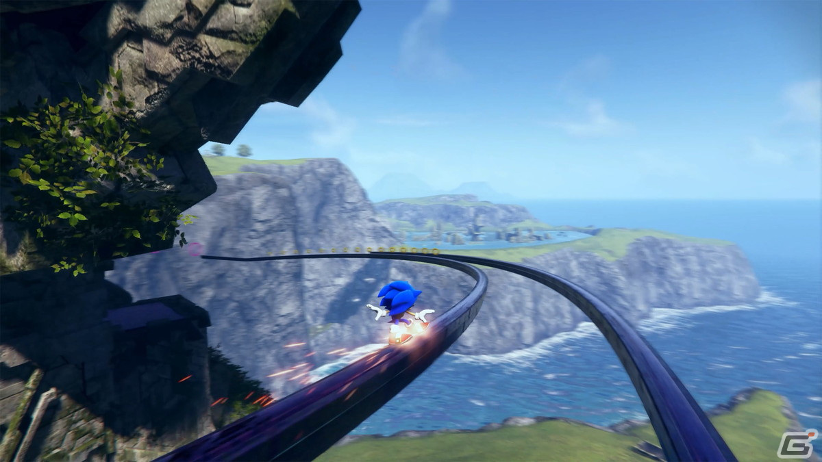 ソニックが美しく壮大なフィールドを縦横無尽に駆け回る！「ソニックフロンティア」のゲームプレイ映像が公開の画像5