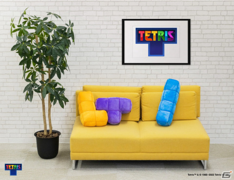 「TETRIS」デザインのジャンボバスタオルやブロックぬいぐるみなどが6月下旬よりプライズ景品に登場！の画像4