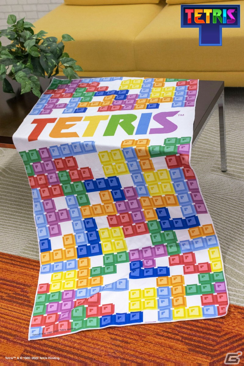 「TETRIS」デザインのジャンボバスタオルやブロックぬいぐるみなどが6月下旬よりプライズ景品に登場！の画像2