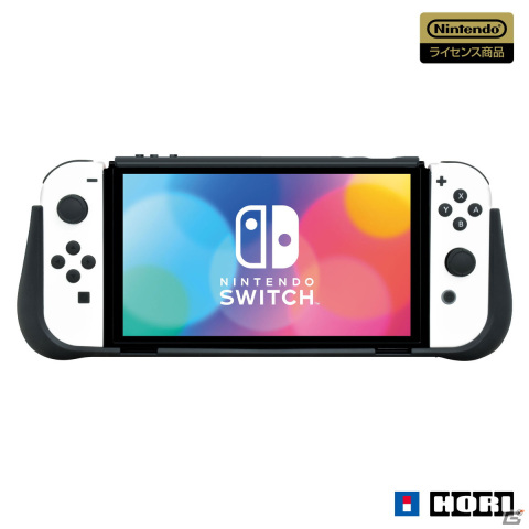 Nintendo Switch（有機ELモデル）専用のグリップ機能付き保護カバーがHORIより6月30日に発売の画像1