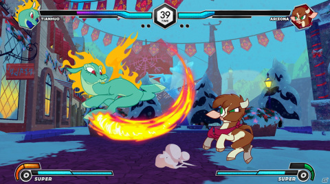 かわいい動物たちによる対戦格闘ゲーム「Them's Fightin' Herds」が2022年秋にPS4/Switch向けに発売！の画像2