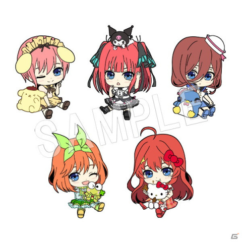 「五等分の花嫁∬×Sanrio characters Limited shop 2022」が開催中！描き下ろしイラストグッズが登場の画像9