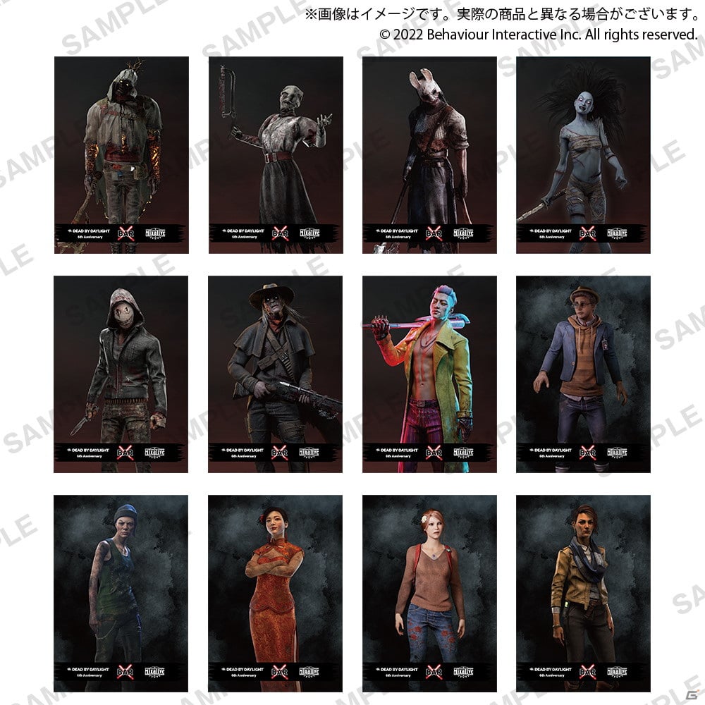 「Dead by Daylight」の6周年を記念してコラボバーやポップアップストア、オンリーショップ等の開催が決定！の画像9