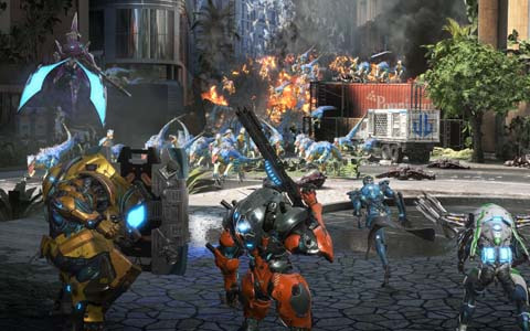 「カプコンショーケース」にてチーム対戦型マッシヴアクション「エグゾプライマル」の新トレーラーが公開！