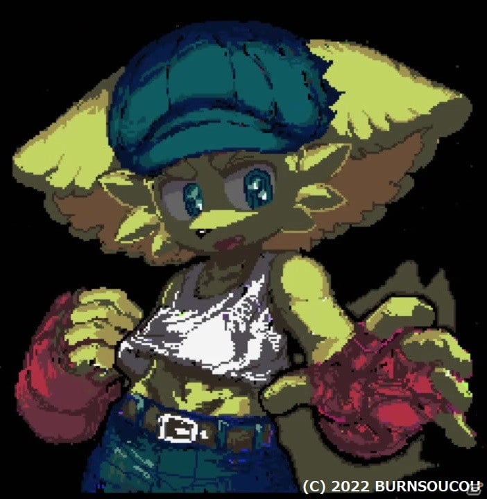 緻密なドット絵で表現されたケモノたちによる格闘ゲーム「モフモフ戦線」がSwitchで6月16日に配信！の画像13