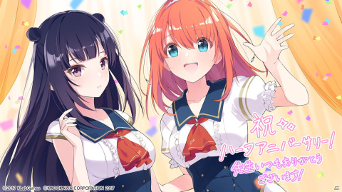 「ラピスリライツ ～この世界のアイドルは魔法が使える～」ハーフアニバーサリー記念イラストが公開！の画像1