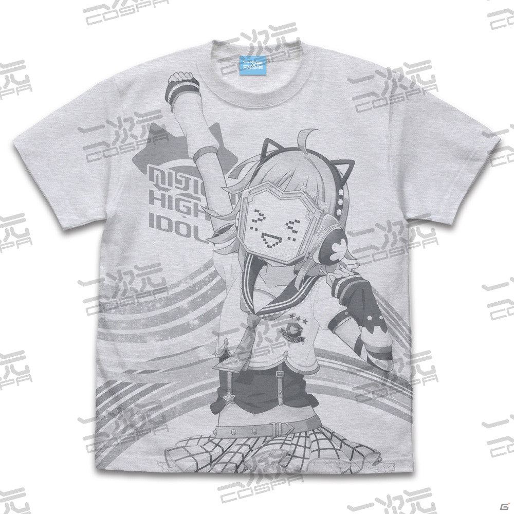 「ラブライブ！虹ヶ咲学園スクールアイドル同好会」メンバーたちのオールプリントTシャツが登場！の画像10