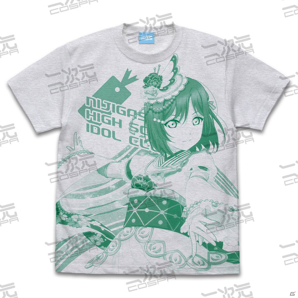 「ラブライブ！虹ヶ咲学園スクールアイドル同好会」メンバーたちのオールプリントTシャツが登場！の画像11