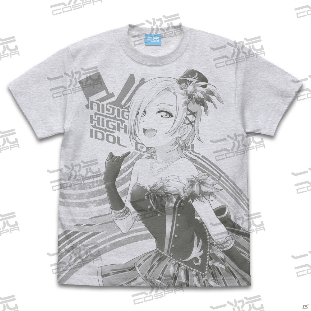「ラブライブ！虹ヶ咲学園スクールアイドル同好会」メンバーたちのオールプリントTシャツが登場！の画像12