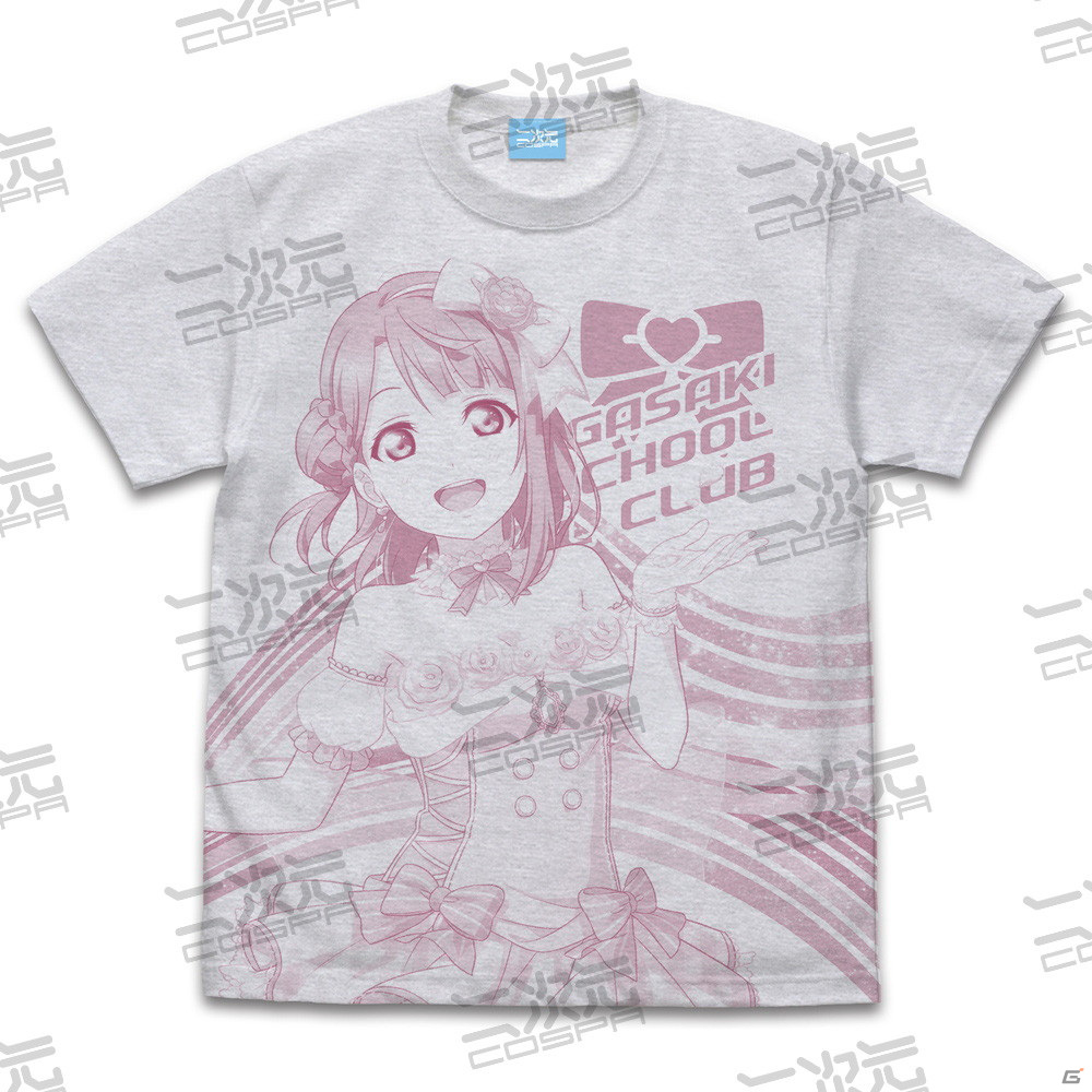 「ラブライブ！虹ヶ咲学園スクールアイドル同好会」メンバーたちのオールプリントTシャツが登場！の画像2