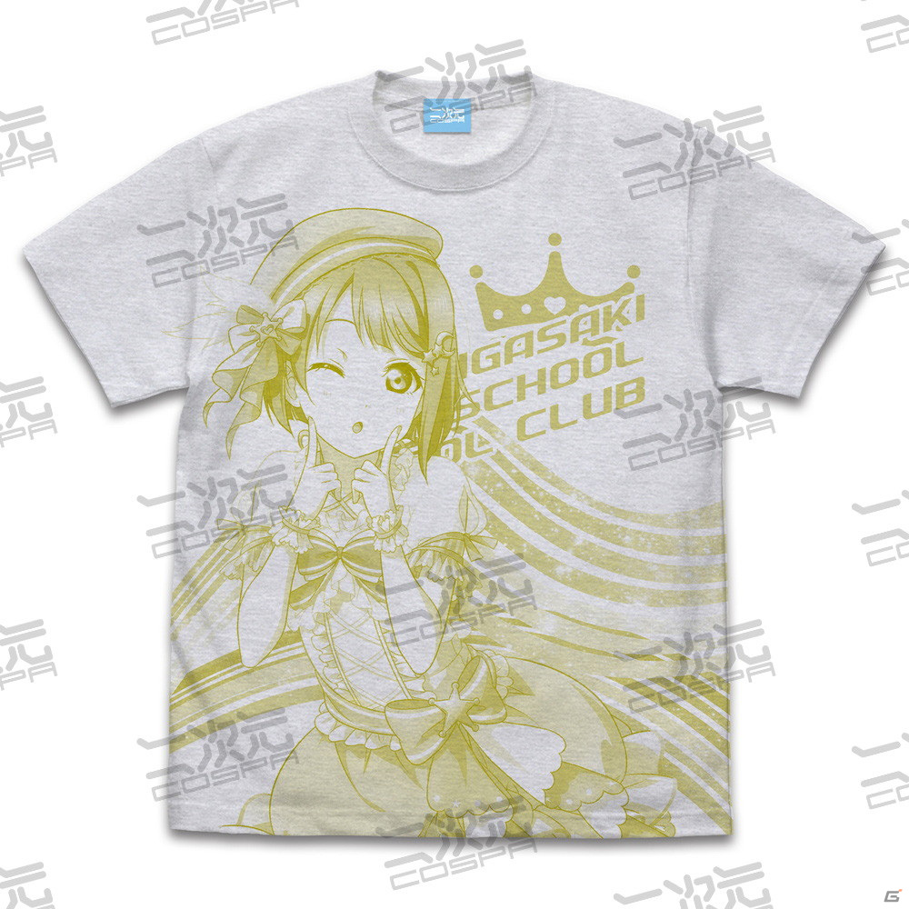 「ラブライブ！虹ヶ咲学園スクールアイドル同好会」メンバーたちのオールプリントTシャツが登場！の画像3