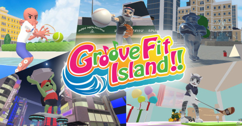 VRリズムフィットネス「Groove Fit Island!!」がSteam向けに配信開始！卓球や釣りなどのゲームで楽しく運動しようの画像1