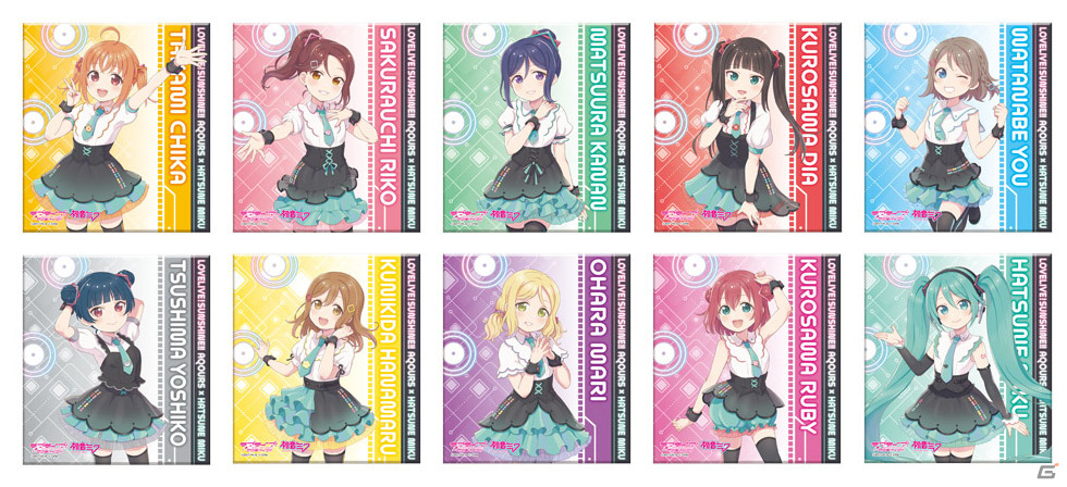 GiGOコラボカフェにて「ラブライブ！サンシャイン！！×初音ミク」コラボが6月24日より開催！の画像13