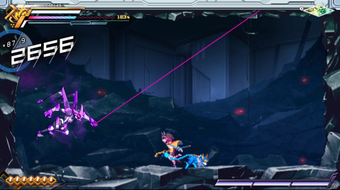 「蒼き雷霆 ガンヴォルト 鎖環」新ボス・レクサス（CV：原澤航一）とミッション「Pendulum Heart」を紹介！の画像3