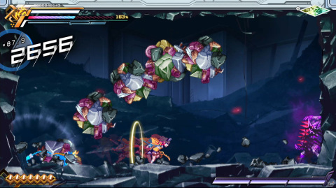 「蒼き雷霆 ガンヴォルト 鎖環」新ボス・レクサス（CV：原澤航一）とミッション「Pendulum Heart」を紹介！の画像6
