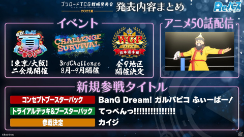 Switch/Steam「カードファイト!! ヴァンガード ディアデイズ」の発表も！「ブシロードTCG戦略発表会2022夏」第2部レポートの画像34