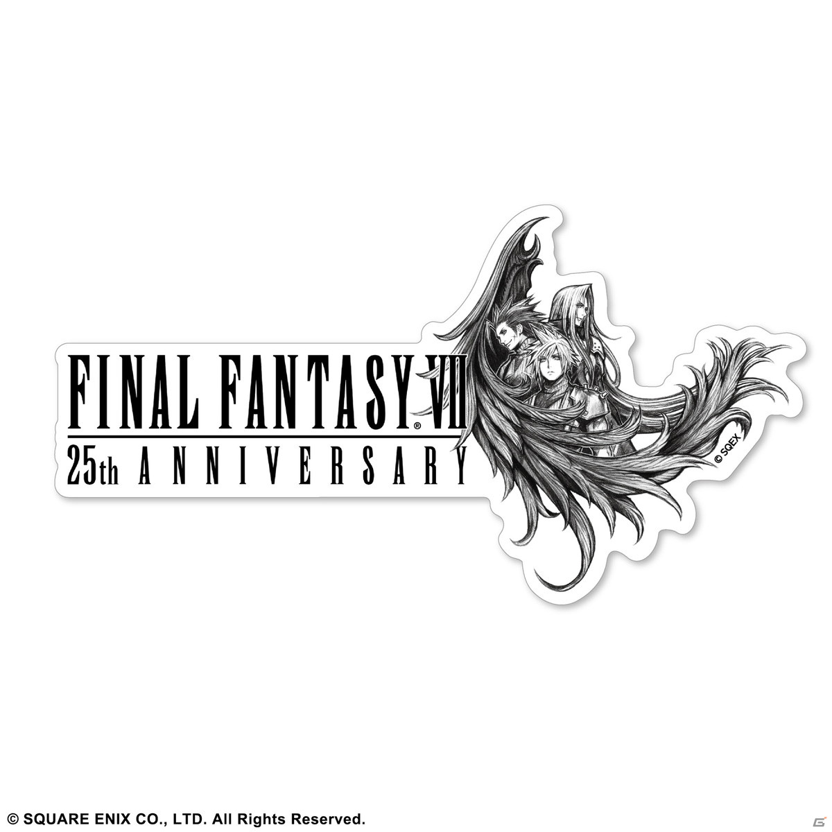 「ファイナルファンタジーVII」25周年記念ロゴがデザインされたTシャツやガラスプレートなどが登場！の画像16