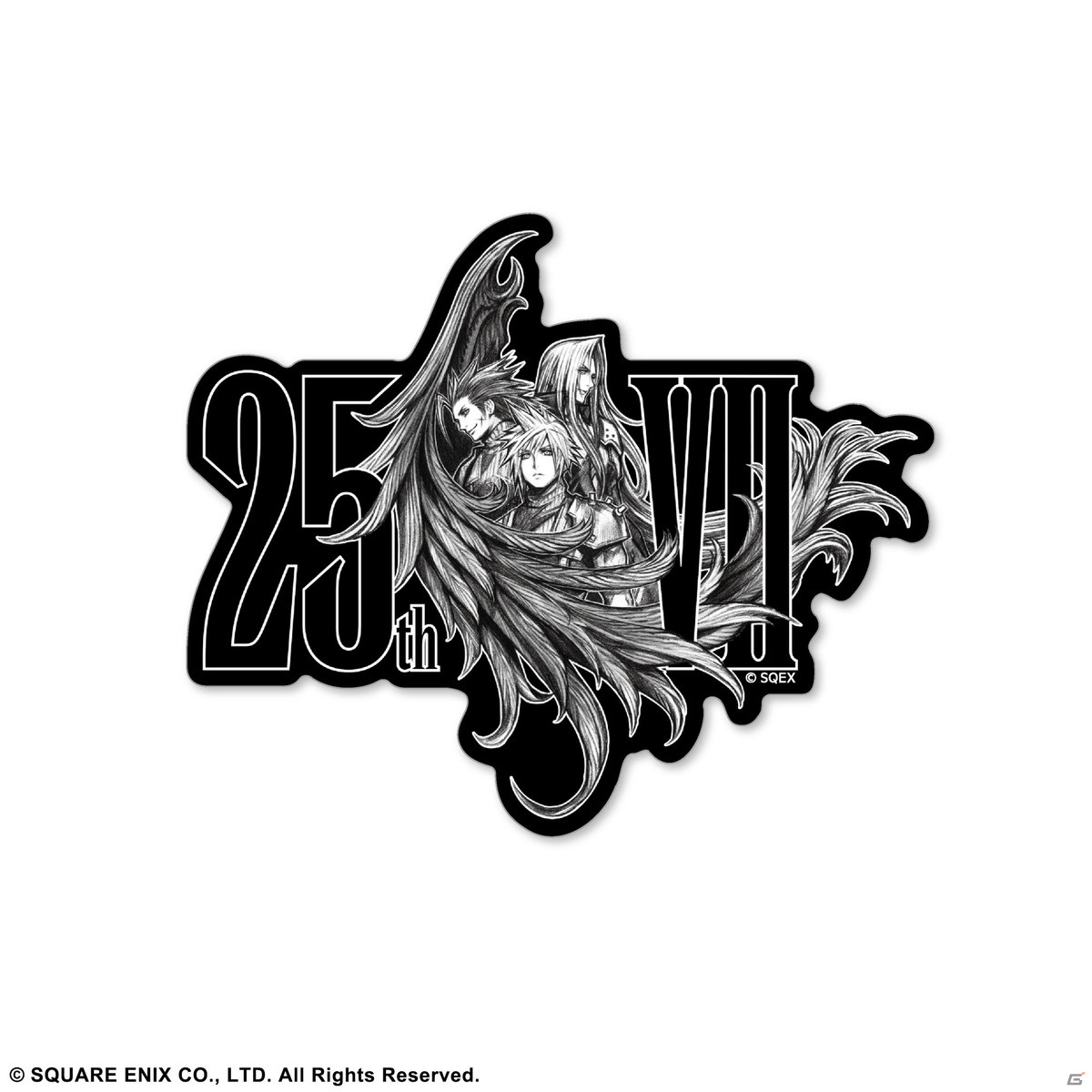 「ファイナルファンタジーVII」25周年記念ロゴがデザインされたTシャツやガラスプレートなどが登場！の画像17