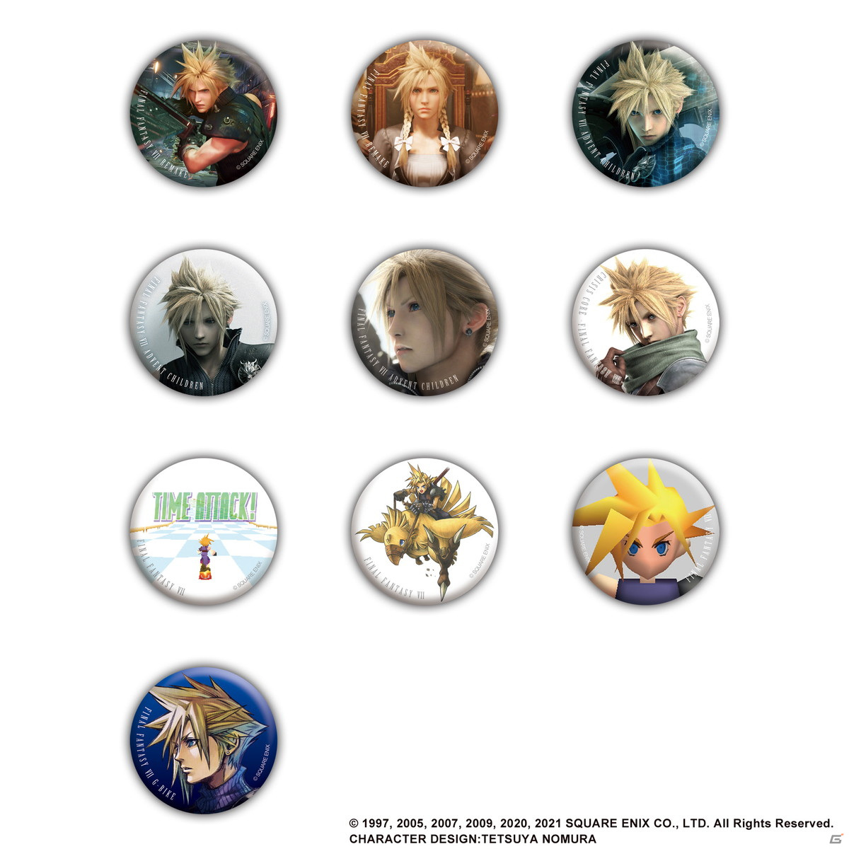 「ファイナルファンタジーVII」25周年記念ロゴがデザインされたTシャツやガラスプレートなどが登場！の画像23
