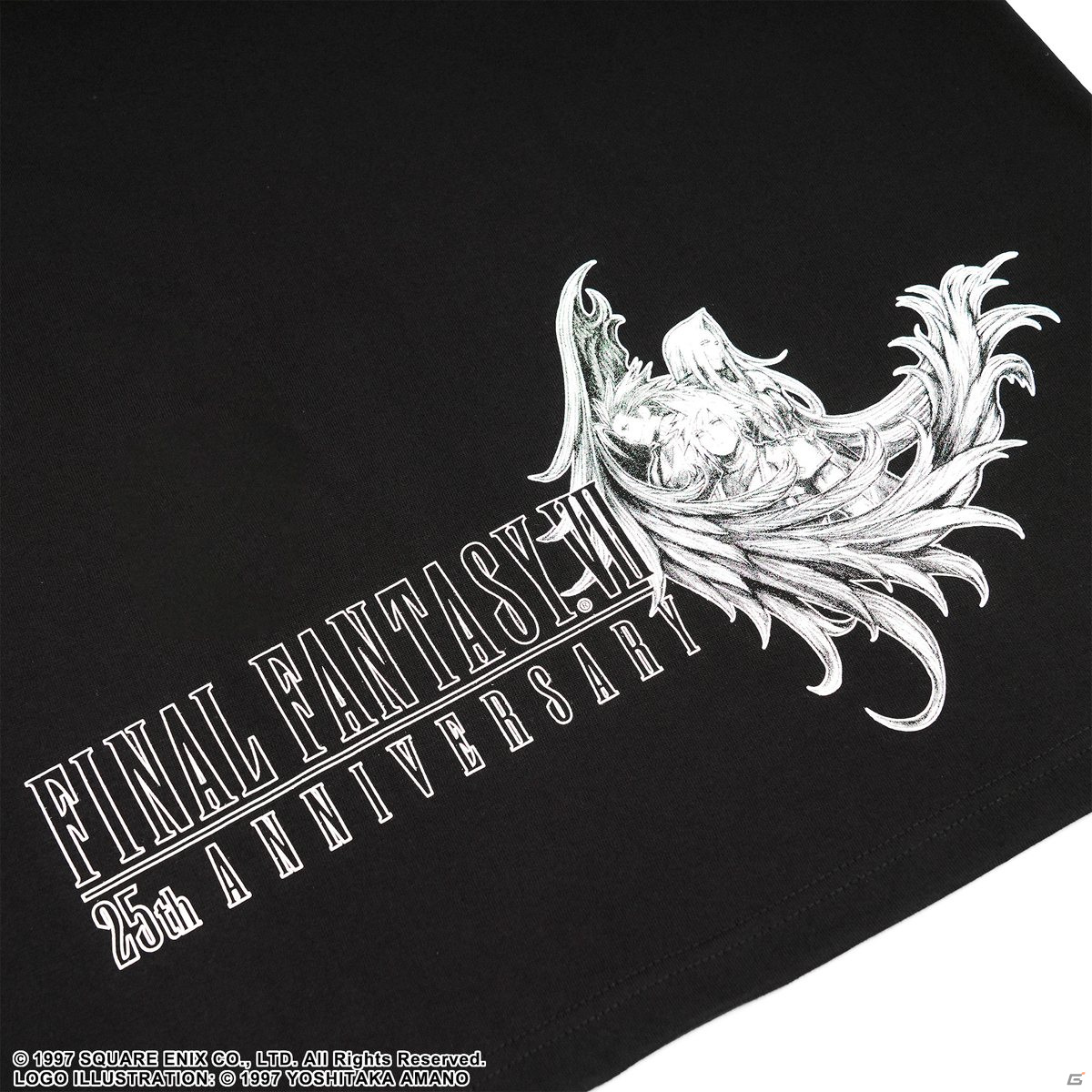 「ファイナルファンタジーVII」25周年記念ロゴがデザインされたTシャツやガラスプレートなどが登場！の画像4