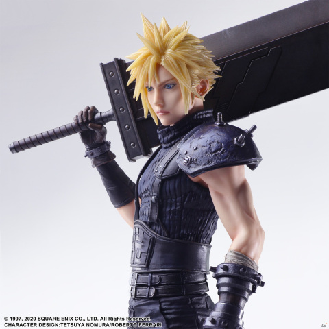 ファイナルファンタジー VII クラウド・ストライフ バスターソード FF ファイナルファンタジーVII リメイク』フィギュア・シルバー