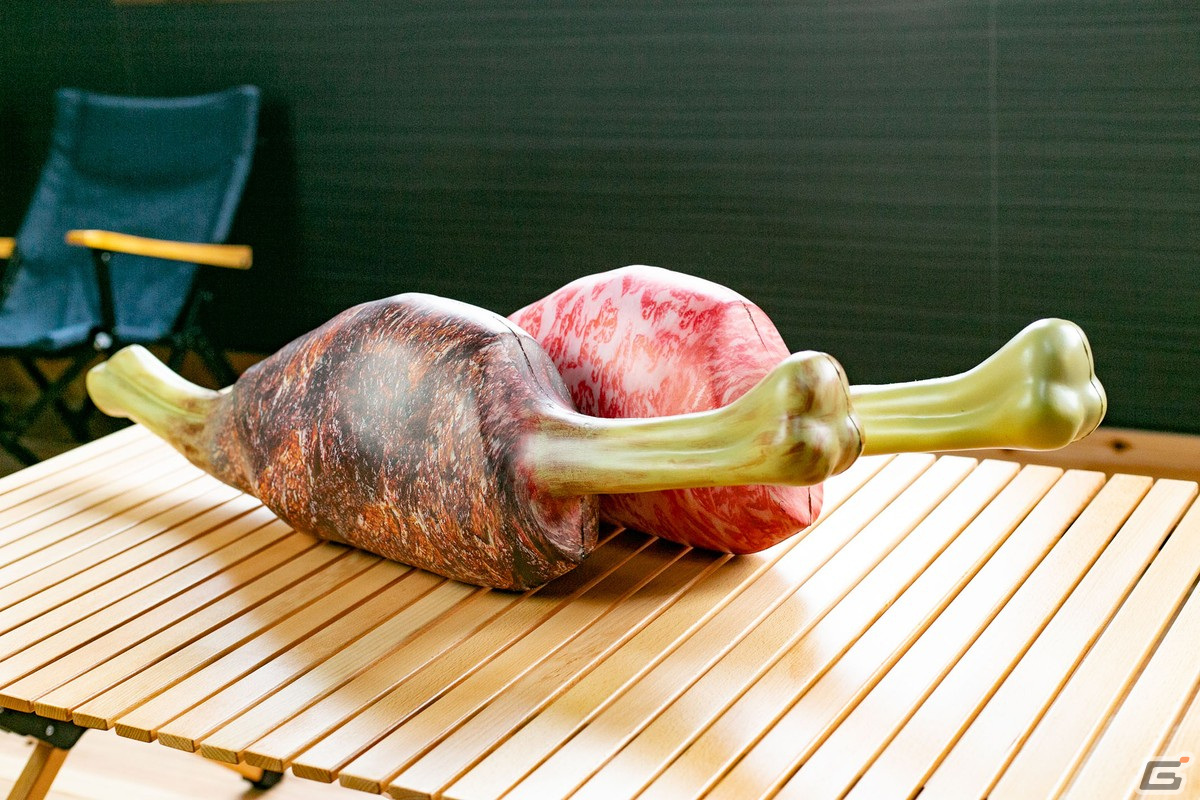 「モンスターハンターライズ」関連グッズが発売！実寸サイズ「こんがり肉」＆「生肉」型の多目的まくらが登場の画像18