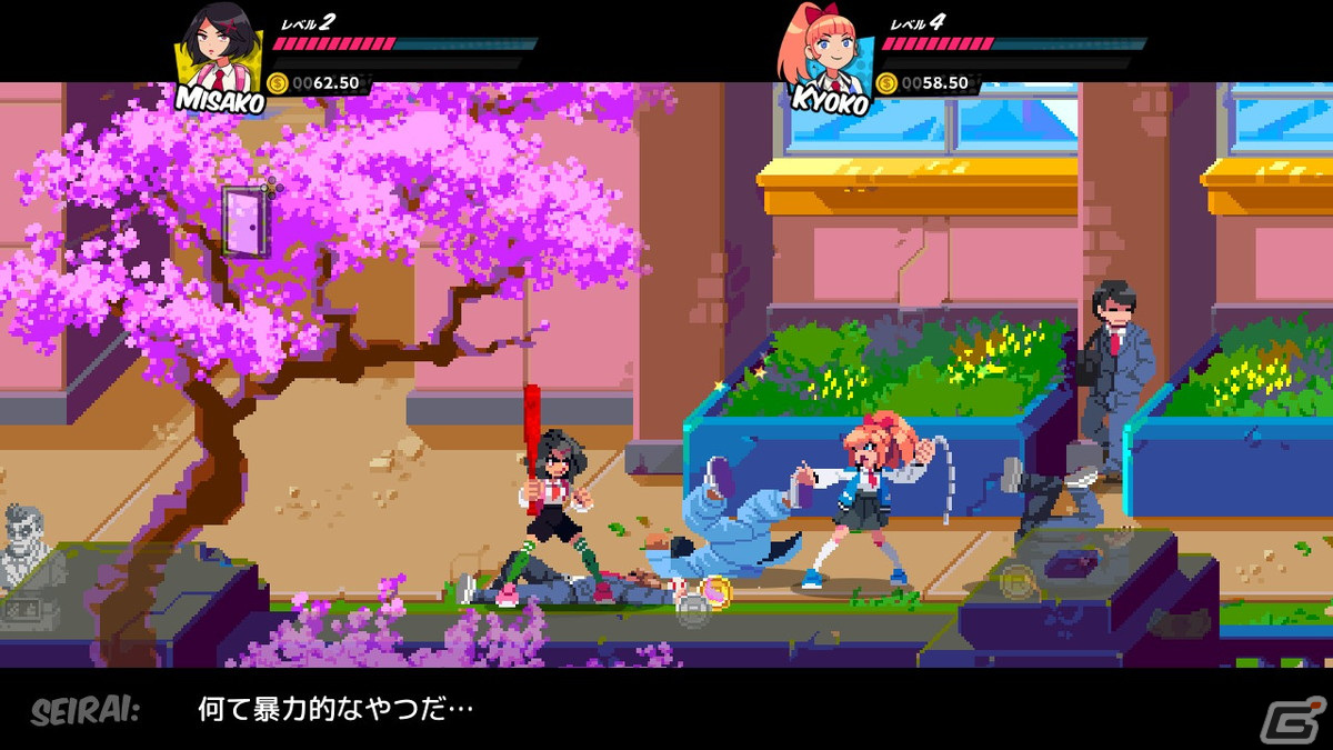 PS5版「熱血硬派くにおくん外伝 River City Girls」が配信開始！何でもありの痛快ガールズアクションの画像2