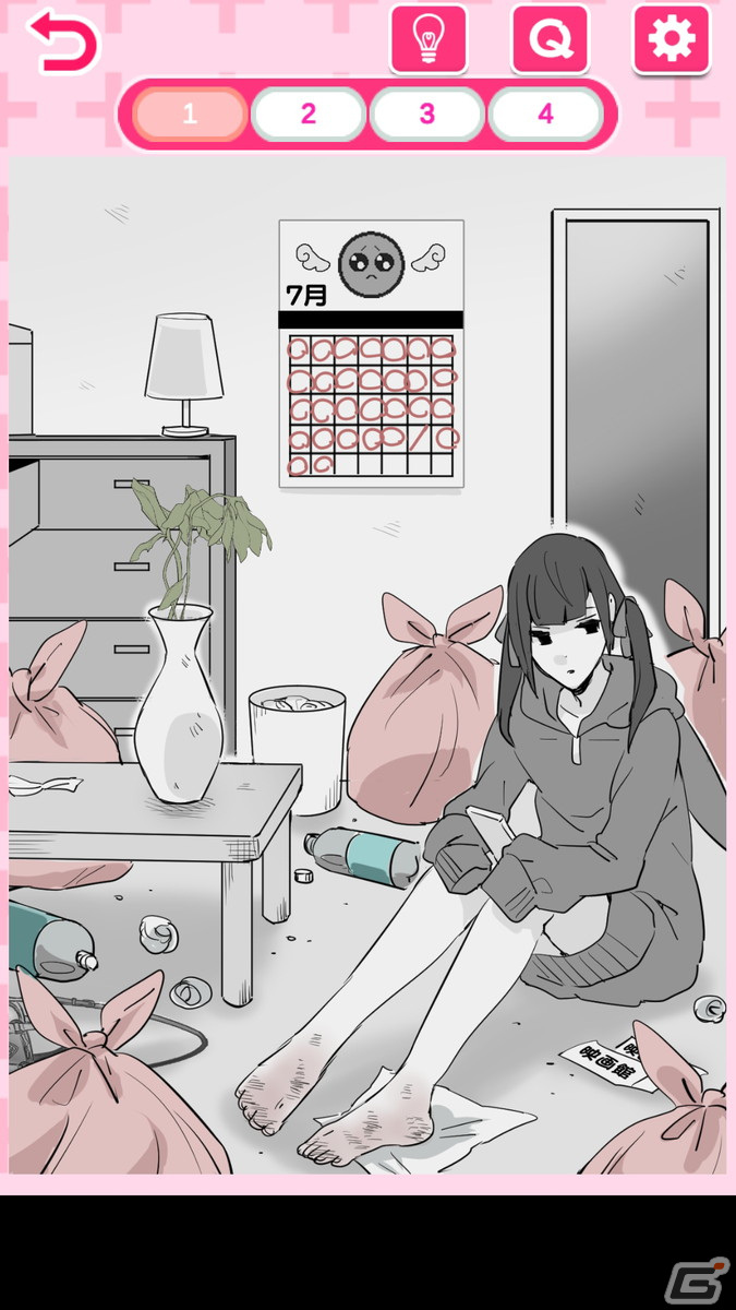 iOS/Android「地雷女しか勝たん！」が配信開始！承認欲求が強めな女の子の日常から出題される問題に答えていく謎解きノベルゲームの画像4