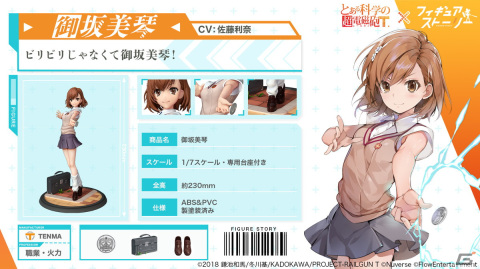 「フィギュアストーリー」1周年記念コラボが開催！「とある科学の超電磁砲 T」から御坂美琴と白井黒子のフィギュアが登場の画像2
