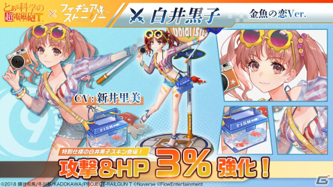 「フィギュアストーリー」1周年記念コラボが開催！「とある科学の超電磁砲 T」から御坂美琴と白井黒子のフィギュアが登場の画像5